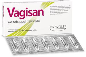 Vagisan Mjölksyra vagitorier 7 st produkt bild