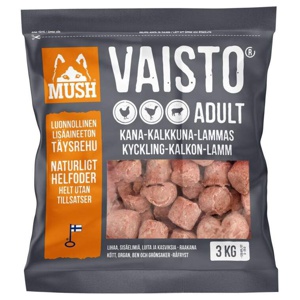 Vaisto Kalkon-kyckling-lamm 3kg produkt bild