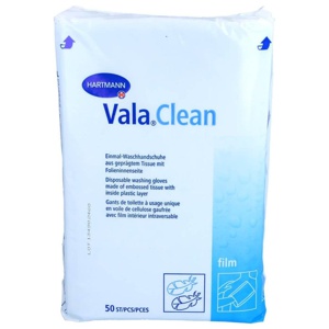 VALACLEAN Film Einmal-Waschhandschuhe Produktbild