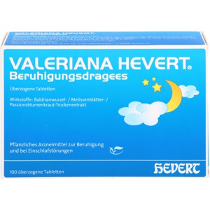 VALERIANA HEVERT Beruhigungsdragees Produktbild