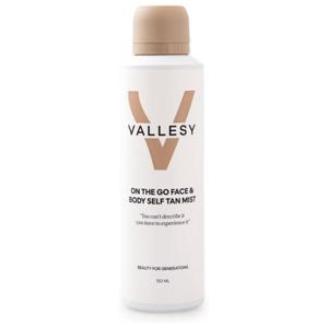 Vallesy On The Go Face & Body Self Tan Face Mist 150 ml produkt bild