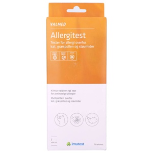 Hjemmetest - Valmed Allergitest produktbillede