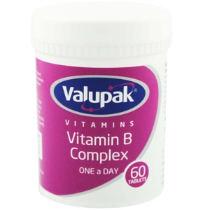 Valupak Vitamin B Complex Tablets Pack of 60 product image