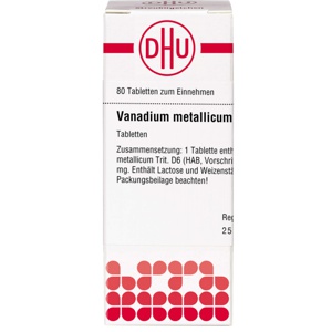 VANADIUM METALLICUM D 6 Tabletten Produktbild