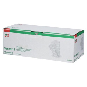 VARICEX S Zinkleimbinde 10 cmx5 m einz.verp. Produktbild