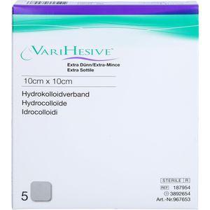 VARIHESIVE extra dünn 10x10 cm HKV hydroaktiv 5 St Verband Produktbild