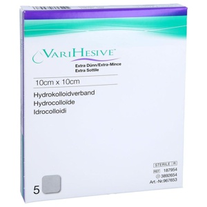 VARIHESIVE extra dünn 10x10 cm HKV hydroaktiv Produktbild