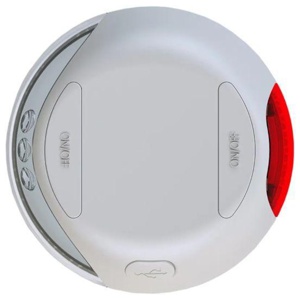 Vario LED lygte m/usb ø 7 cm grå produktbillede