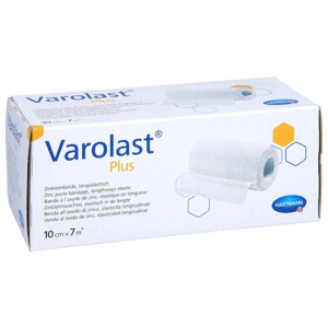 VAROLAST Plus Zinkleimbinde 10 cmx7 m Produktbild