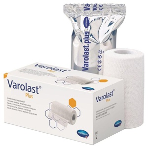 VAROLAST Plus Zinkleimbinde 8 cmx5 m Produktbild