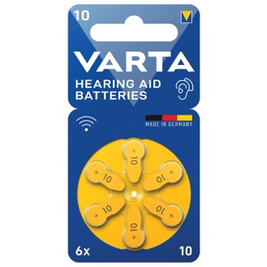 Varta Batteri høreapparat V10, 6 stk. produktbilde