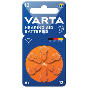 Varta Batteri høreapparat V13, 6 stk. produktbilde