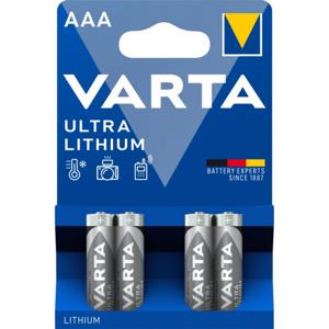 Varta Battery - LITHIUM AAA               4St. produkt bild