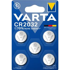Varta Electronics - Batteri 5 x CR2032 - Li - 230 mAh produkt bild