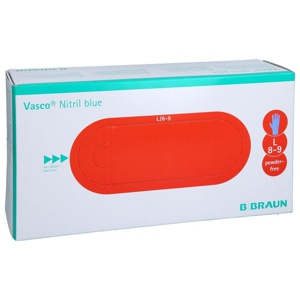 VASCO Nitril blue Untersuchungshandschuhe L Produktbild