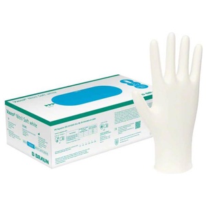 VASCO Nitril white Untersuchungshandschuhe S Produktbild