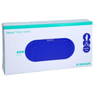 VASCO Nitril white Untersuchungshandschuhe XL Produktbild