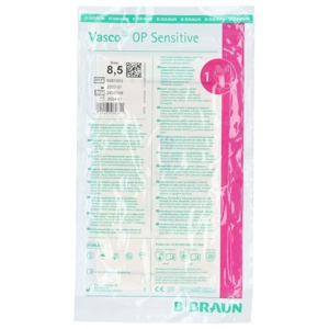 VASCO OP Sensitive Handsch.steril puderfrei Gr.8,5 Produktbild