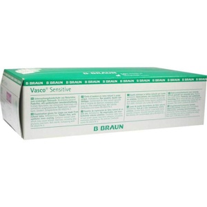 Vasco Sensitive Untersuchungshandschuhe XL Latex 90 St Handschuhe Produktbild