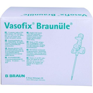 VASOFIX Braunüle 22 G 25 mm blau Produktbild