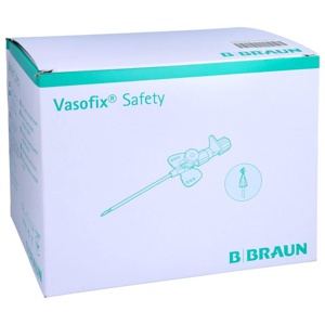 VASOFIX Safety Kanüle 22 G 0,9x25 mm blau Produktbild
