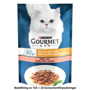 Perle Mini Fillets Lax Våtfoder för katt 85g produkt bild