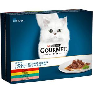 Våtfoder Oxkött kyckling kanin & lax för Katt - 8 x 85 g produkt bild