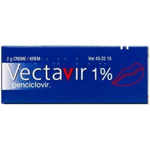 Vectavir creme 1% - 2 g produktbillede