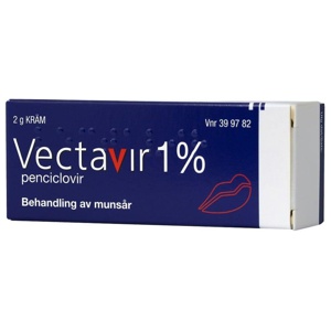Vectavir Munsårskräm 1% 2 g produkt bild