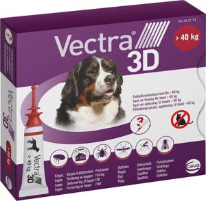 Vectra 3D för hund, >40 kg spot-on, lösning produkt bild