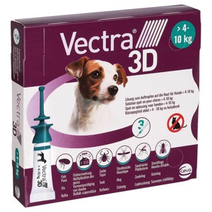 Vectra 3D Lösung z.Auftro.a.d.Haut für Hunde ü.4 - 10 kg, 3 St Lösung Produktbild