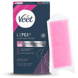 Veet Expert Vaxremsor Normal hud för ben & kropp 40 st produkt bild