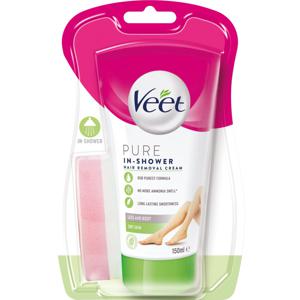 Veet Hårborttagningskräm Dusch Torr Hud, 150 ml produkt bild