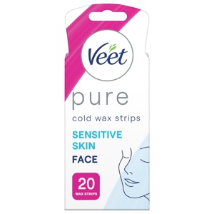 Veet pure hårfjerning strips ansikt 20 stk produktbilde