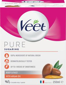 Veet Sugaring Wax with Natural Argan Oil 250 ml produkt bild