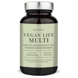 NORDBO Vegan Life Multi, 90 kap produktbillede