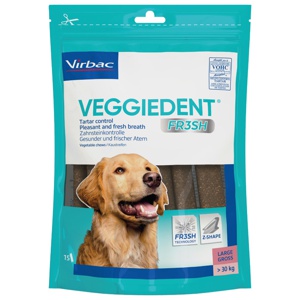 Veggiedent FR3SH L tyggepinner til hund over 30 kg 15 stk produktbilde