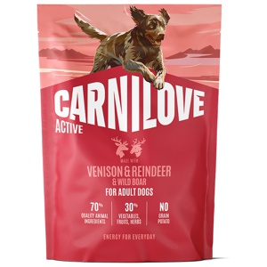 Venison & Reindeer & Wild Boar Active Adult Torrfoder för Vuxna Hundar - 15 kg produkt bild