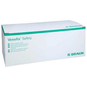 VENOFIX Safety Venenpunkt.25 G 0,5x19mm 30cm orang Produktbild