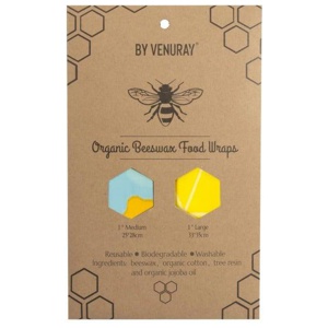 Venuray Bivaxduk Citron & Mönster 2-pack produkt bild