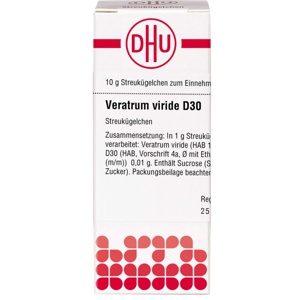 VERATRUM VIRIDE D 30 Globuli Produktbild