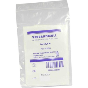 Verbandmull 0,5x1m unsteril, 1 St Wundgaze Produktbild