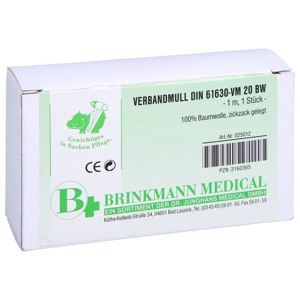 VERBANDMULL 10 cmx1 m zickzack Produktbild