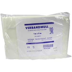 Verbandmull 1x5m unsteril, 1 St Wundgaze Produktbild