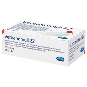 VERBANDMULL Hartmann 10 cmx1 m zickzack Produktbild