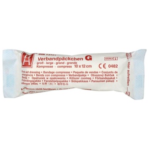 VERBANDPÄCKCHEN 10x12 cm G steril 1 St Verband Produktbild