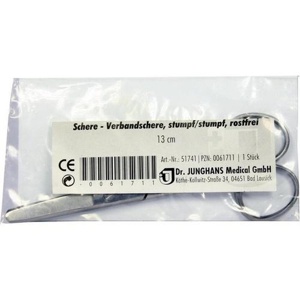VERBANDSCHERE stumpf/stumpf 13 cm rostfrei Produktbild
