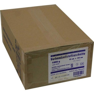 VERBANDZELLSTOFF ZUSCHNITTE hochgebleicht 15x20 cm Produktbild