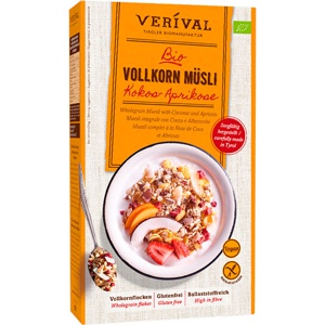 Verival Müsli Kokos-aprikos Økologisk   325 g produktbillede