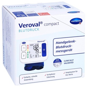 Veroval compact Handgelenk-Blutdruckmessgerät 1 St Produktbild
